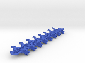 rig clamps set in Blue Smooth Versatile Plastic
