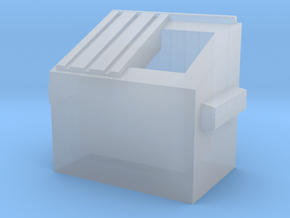 Dumpster - Z scale in Smooth Fine Detail Plastic