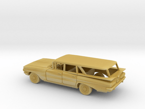 1/64 1959 Chevrolet Impala Station Wagon Kit in Tan Fine Detail Plastic