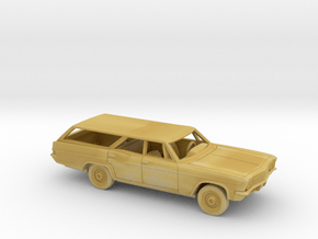 1/64 1966 Chevrolet Impala Station Wagon Kit in Tan Fine Detail Plastic