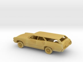 1/64 1967 Chevrolet Impala Station Wagon Kit in Tan Fine Detail Plastic