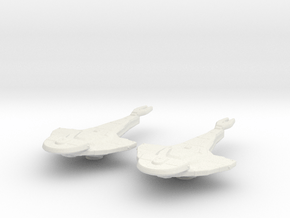Cardassian Galor Class (Type 1) 1/10000 AW x2 in White Natural Versatile Plastic