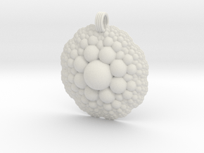 Sphere Fractal Pendant in Accura Xtreme 200