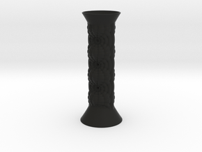 Vase 21123 in Black Smooth Versatile Plastic