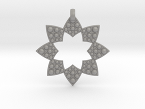Fractal Flower Pendant in Accura Xtreme