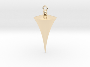 Pendulum  in 14k Gold Plated Brass