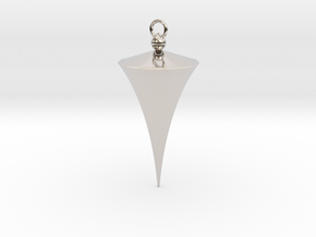 Pendulum  in Rhodium Plated Brass