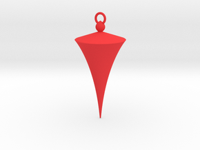 Pendulum  in Red Smooth Versatile Plastic