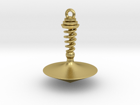 Pendulum  in Natural Brass