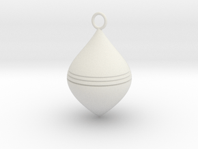 Pendulum  in White Natural Versatile Plastic