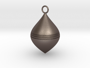 Pendulum  in Polished Bronzed-Silver Steel