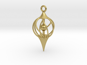 Pendulum in Natural Brass