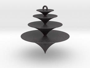 Pendulum in Dark Gray PA12 Glass Beads