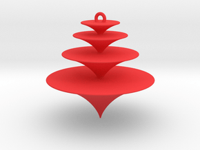 Pendulum in Red Smooth Versatile Plastic