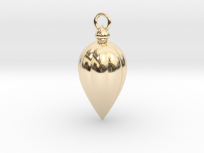 Pendulum  in 14k Gold Plated Brass