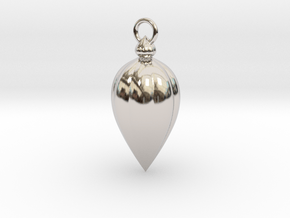 Pendulum  in Rhodium Plated Brass