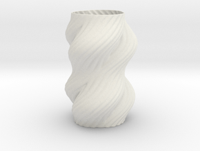 Vase 2105STR in White Natural TPE (SLS)
