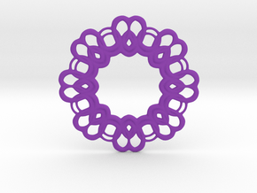 New Pendant in Purple Smooth Versatile Plastic