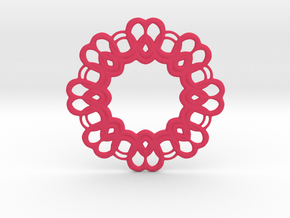 New Pendant in Pink Smooth Versatile Plastic