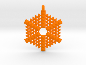 Different Pendant in Orange Smooth Versatile Plastic