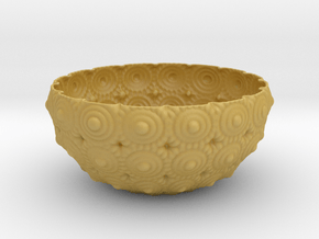 Bowl in Tan Fine Detail Plastic
