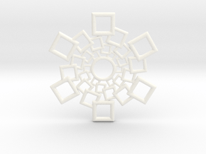 ZTC Pendant in White Smooth Versatile Plastic