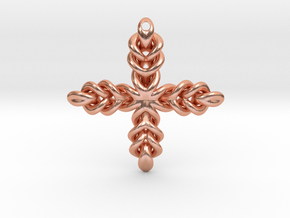 Knot Cross in Natural Copper