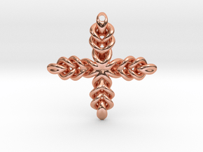 Knot Cross in Polished Copper