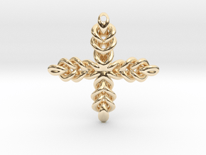 Knot Cross in Vermeil