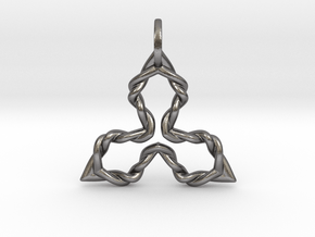 Ko3 Pendant in Processed Stainless Steel 316L (BJT)