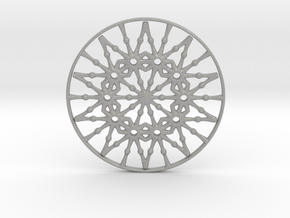 Bulbs Wheel Pendant in Aluminum