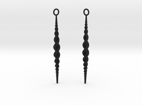 Braid Earrings in Black Natural TPE (SLS)