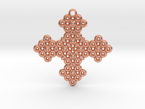 PGon Cross in Natural Copper