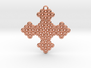 PGon Cross in Polished Copper