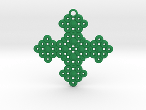 PGon Cross in Green Smooth Versatile Plastic