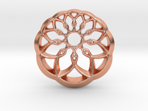 Growing Wheel in Natural Copper