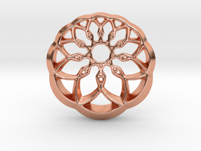 Growing Wheel in Polished Copper