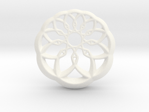 Growing Wheel in White Smooth Versatile Plastic