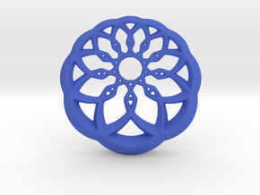 Growing Wheel in Blue Smooth Versatile Plastic