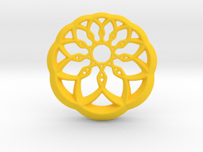 Growing Wheel in Yellow Smooth Versatile Plastic