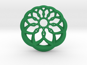Growing Wheel in Green Smooth Versatile Plastic