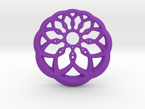 Growing Wheel in Purple Smooth Versatile Plastic