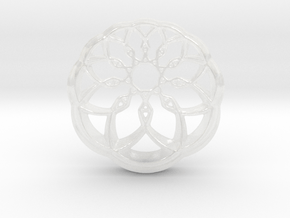 Growing Wheel in Clear Ultra Fine Detail Plastic