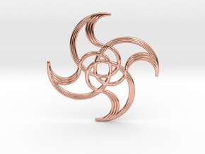 Spiralina in Polished Copper