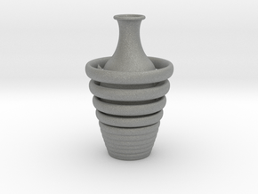 Vase 1359art in Gray PA12 Glass Beads