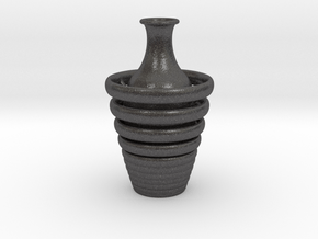 Vase 1359art in Dark Gray PA12 Glass Beads