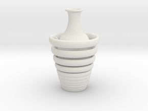 Vase 1359art in White Natural TPE (SLS)