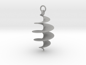 Spiral Pendant in Aluminum
