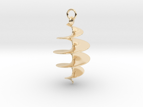 Spiral Pendant in 9K Yellow Gold 