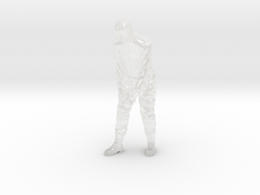 Lost in Space - Control Figure - Silver in Clear Ultra Fine Detail Plastic